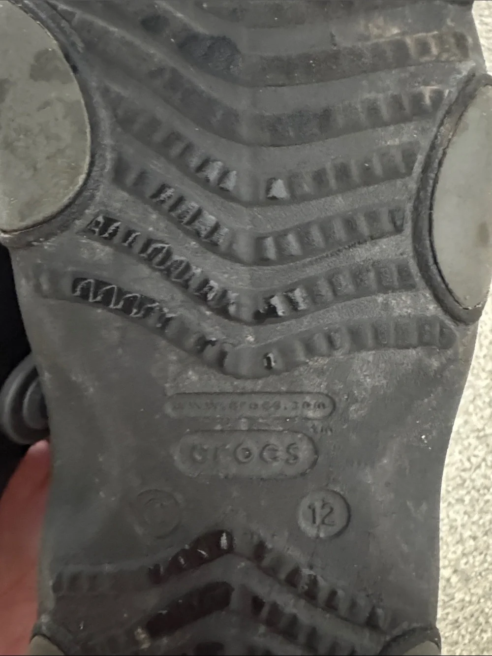 CROCS Kids Black Open-Toe Sport Sandals